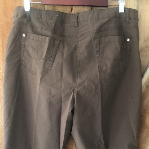 REITMANS brown pants size 18 petite - Picture 2 of 6